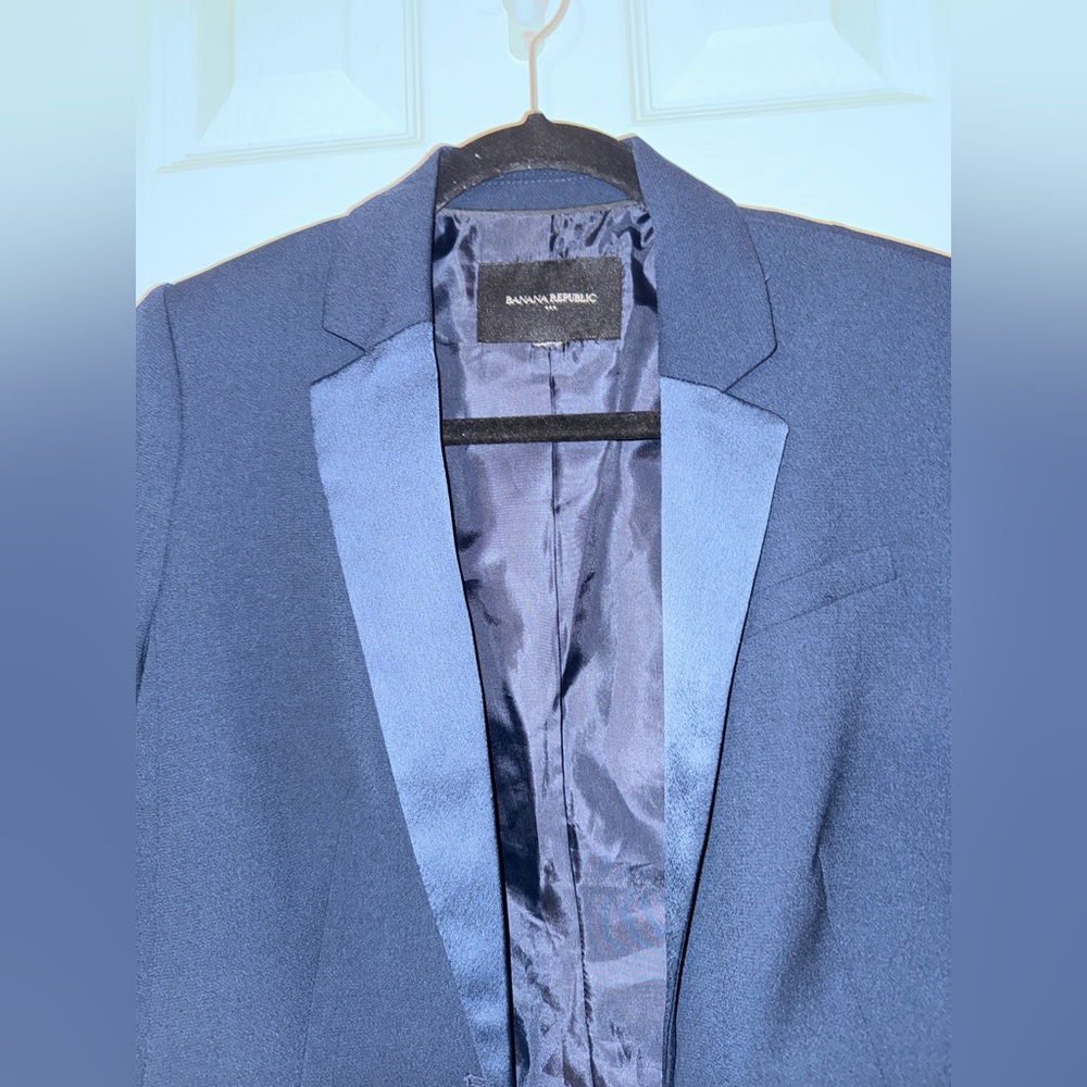 Banana Republic Navy Women's Blazer - Picture 3 of 6